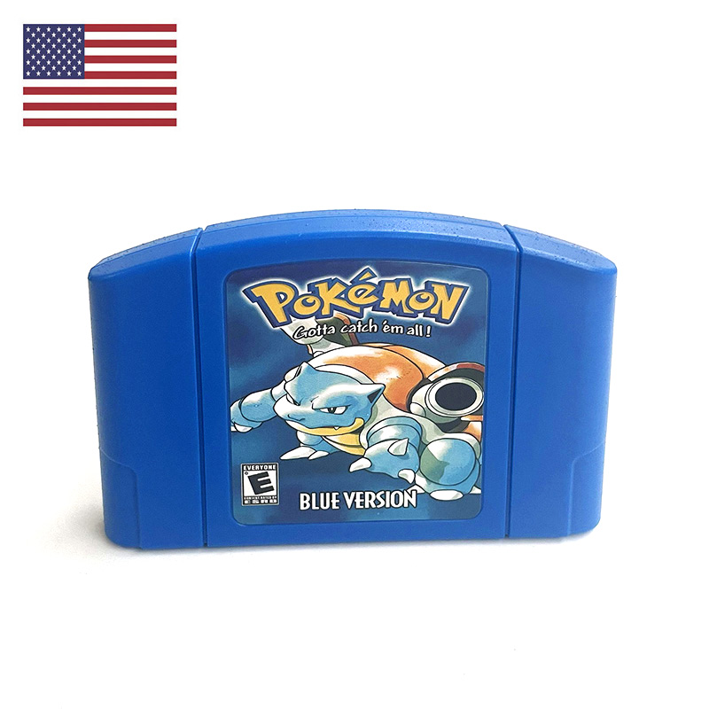 Retro Gaming Handheld - USA NTSC Version English Pokemon Blue