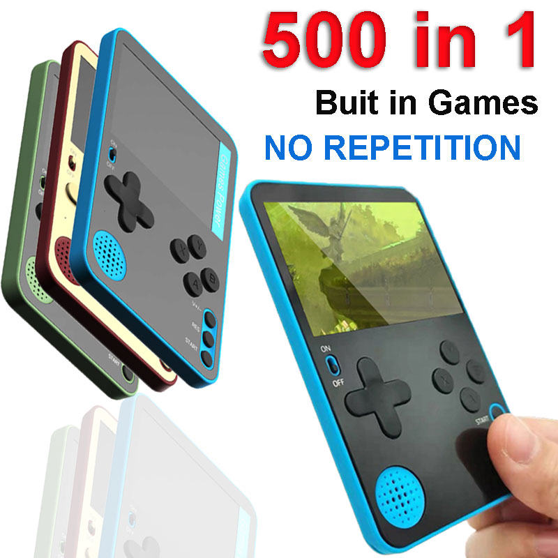 Retro Gaming Power Bank - Handheld Game Console 500 Classic Games