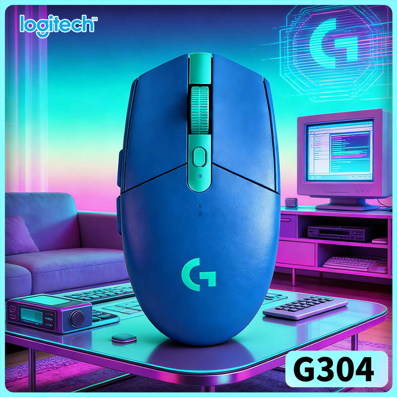 Logitech Mouse G203 - Logitech G304 LIGHTSPEED Wireless Mouse 12000