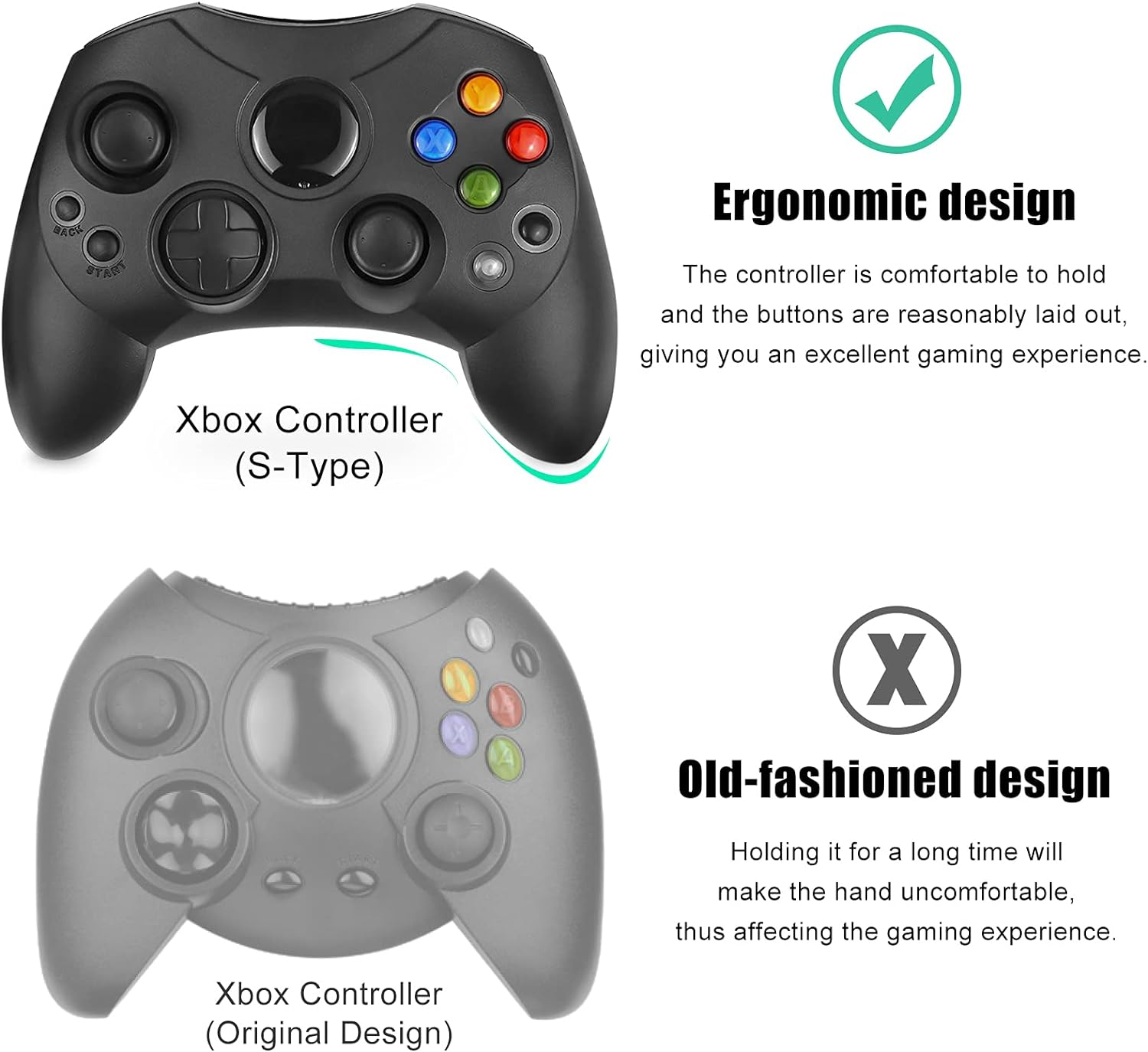 Retro Gaming Xbox One - Wiresmith Classic Wired Original Xbox S-Type