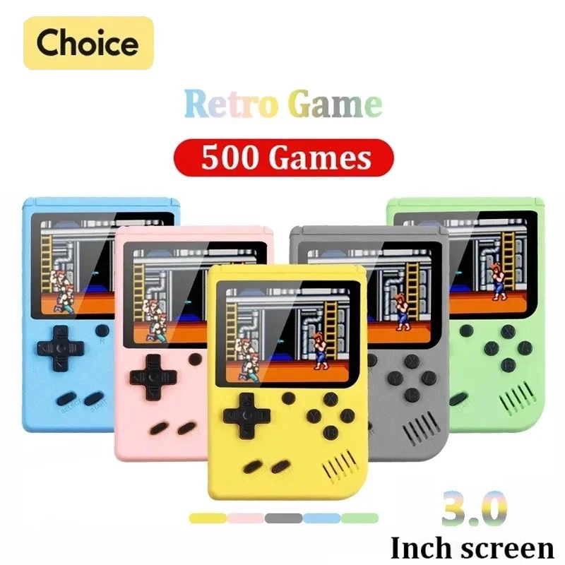 Retro Gaming Power Bank - Retro Portable Mini Handheld Video Game