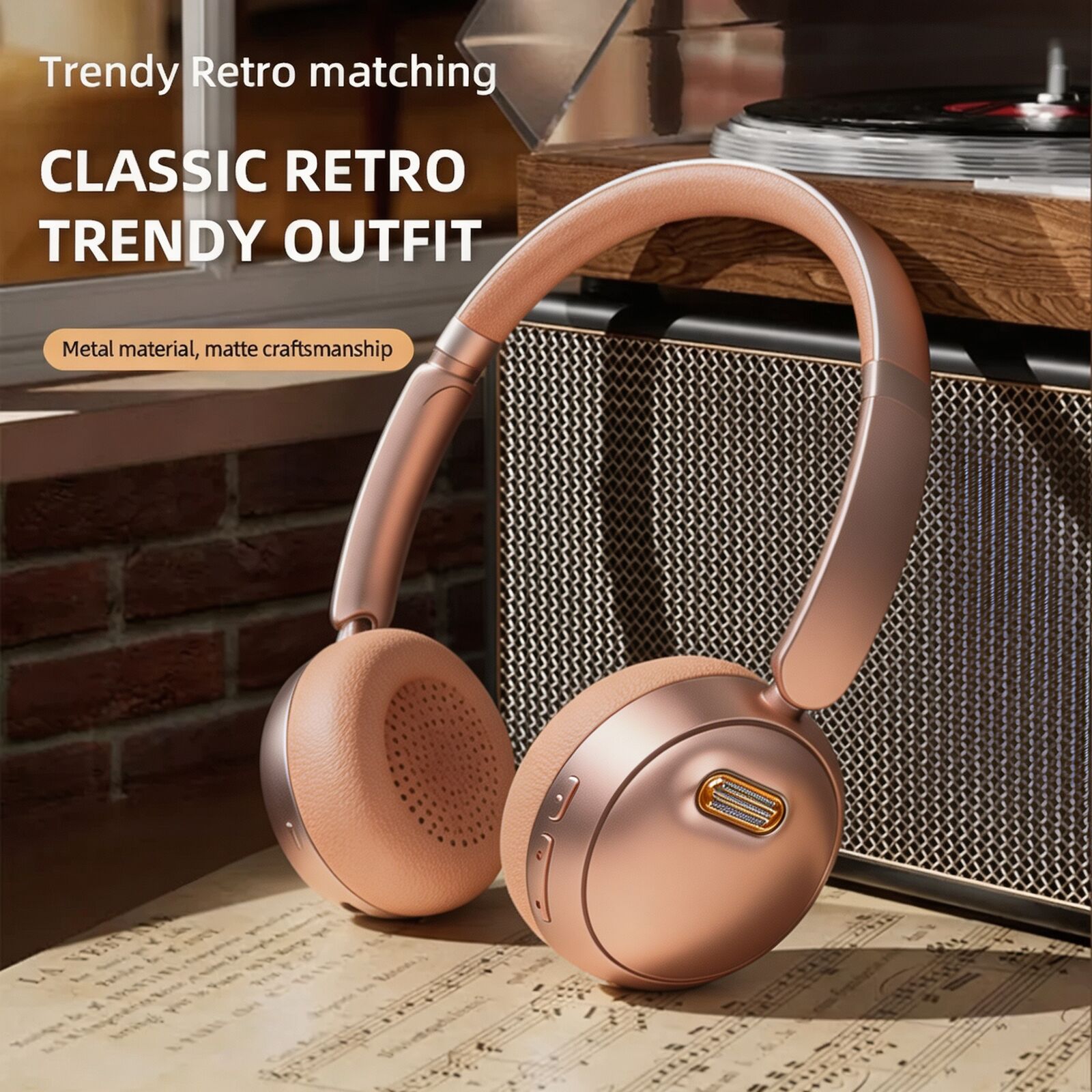 Retro Gaming Kc - Bluetooth 5.4 Foldable Over Ear Headphones