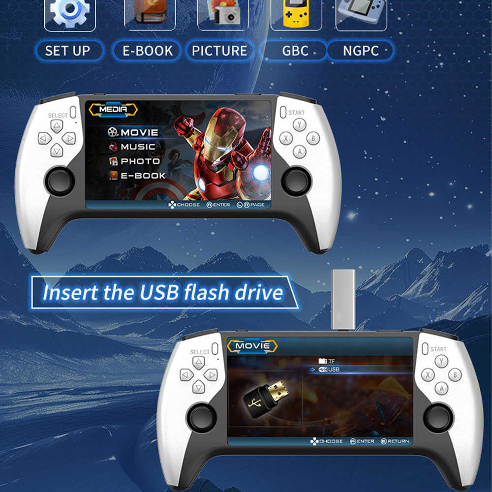 2026 New SF3500 5 Inch Handhel - đánh giá và giá Retro Gaming Usb