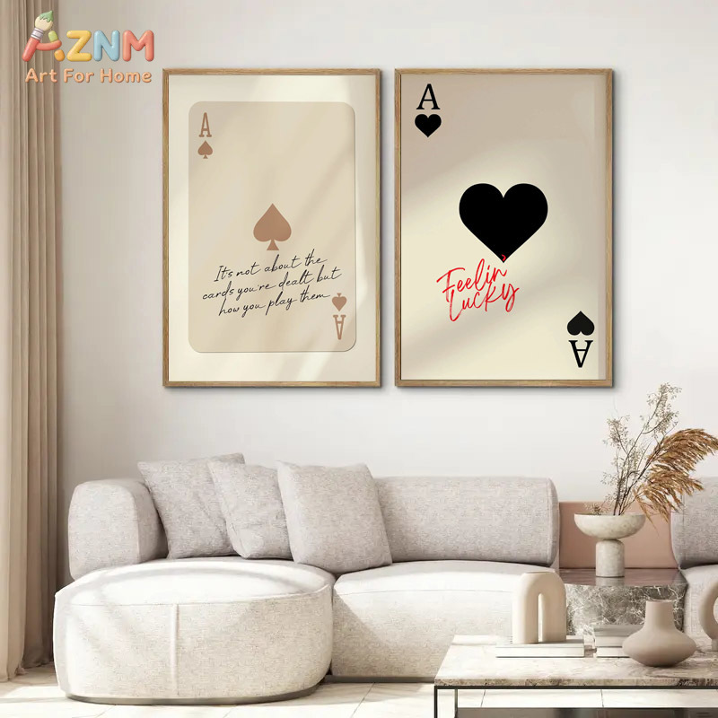 AZNM Ace of Spades Feeling Luc - đánh giá và giá Retro Poster Gaming