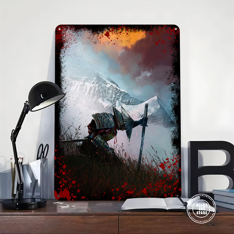 Samurai Pop Art Printed Poster - đánh giá và giá Retro Poster Gaming