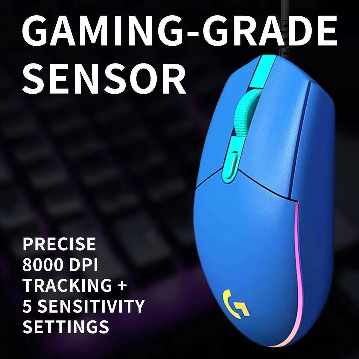 Logitech G203 LIGHTSYNC Gaming - đánh giá và giá Logitech Mouse G203