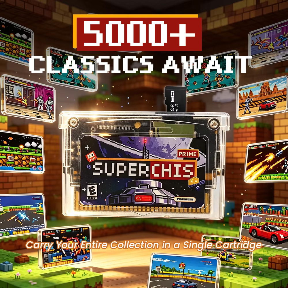 Retro Superchis Flash Game Car - đánh giá và giá Retro Gaming Handheld