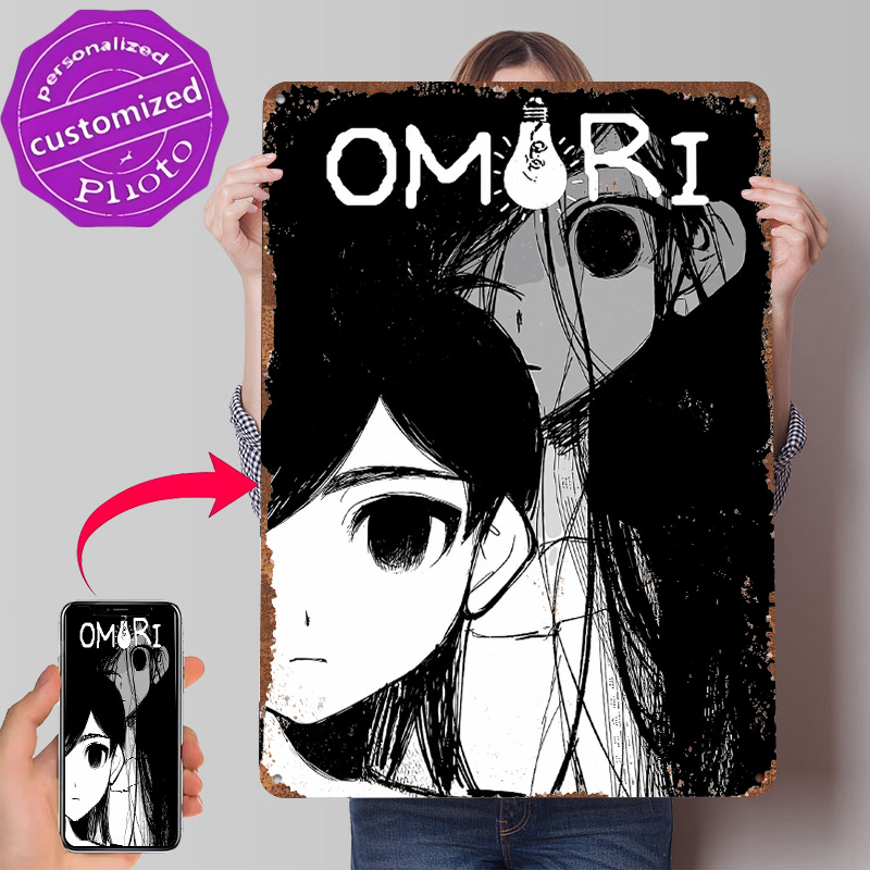 Omori Game Title Art Metal Pos - đánh giá và giá Retro Poster Gaming