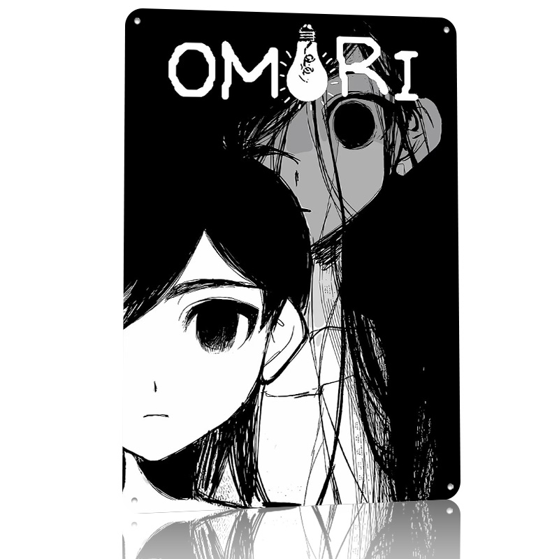 Omori Game Title Art Metal Pos - đánh giá và giá Retro Poster Gaming