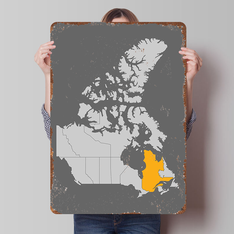 Map of Canada With Quebec High - đánh giá và giá Retro Gaming Quebec
