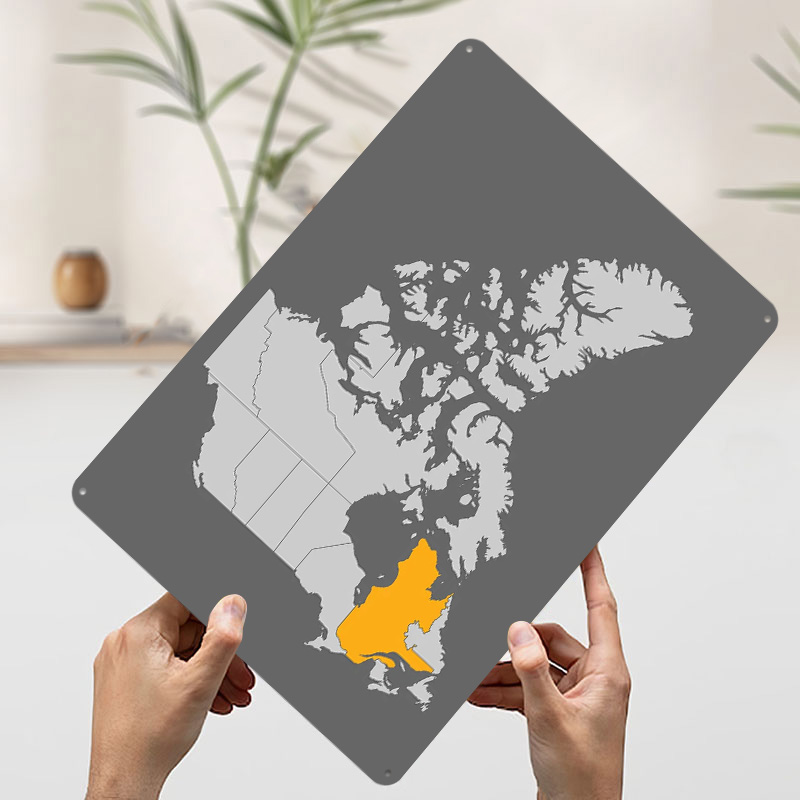 Map of Canada With Quebec High - đánh giá và giá Retro Gaming Quebec