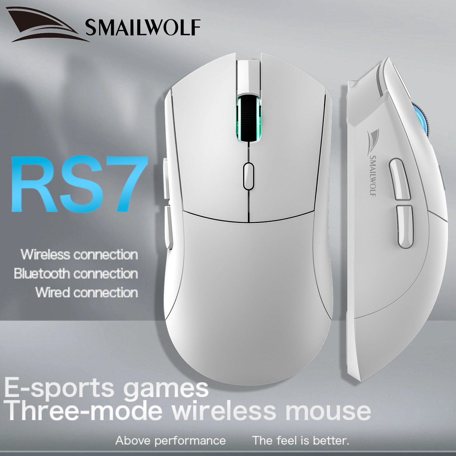 SMAILWOLF RS7 Bluetooth wirele - đánh giá và giá Logitech Mouse G203