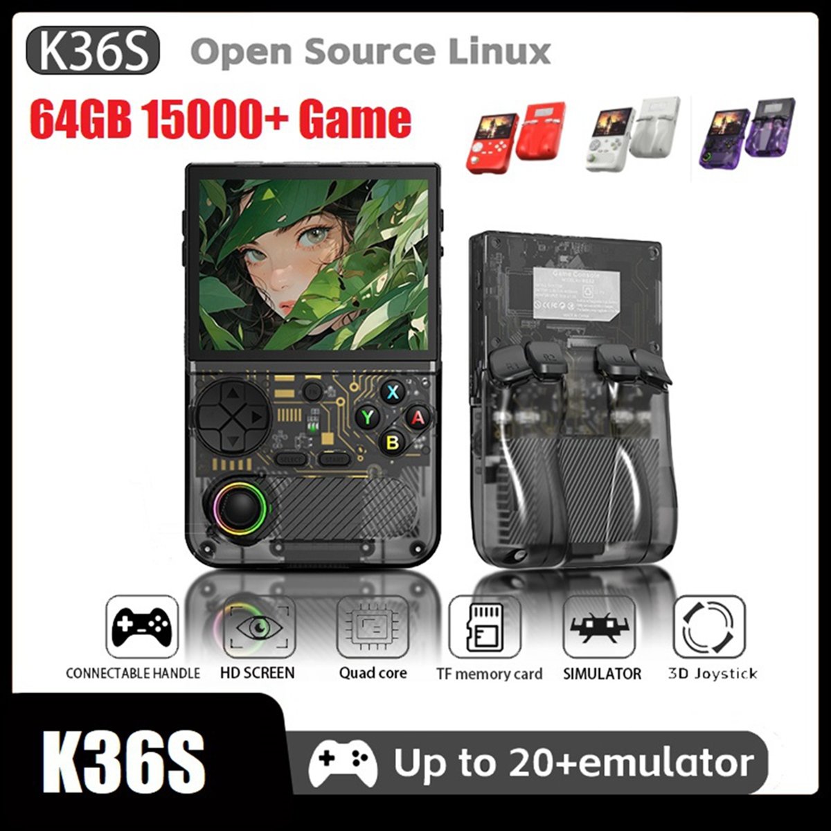 T1552C-K36S Retro Handheld Vid - đánh giá và giá Retro Handheld Console