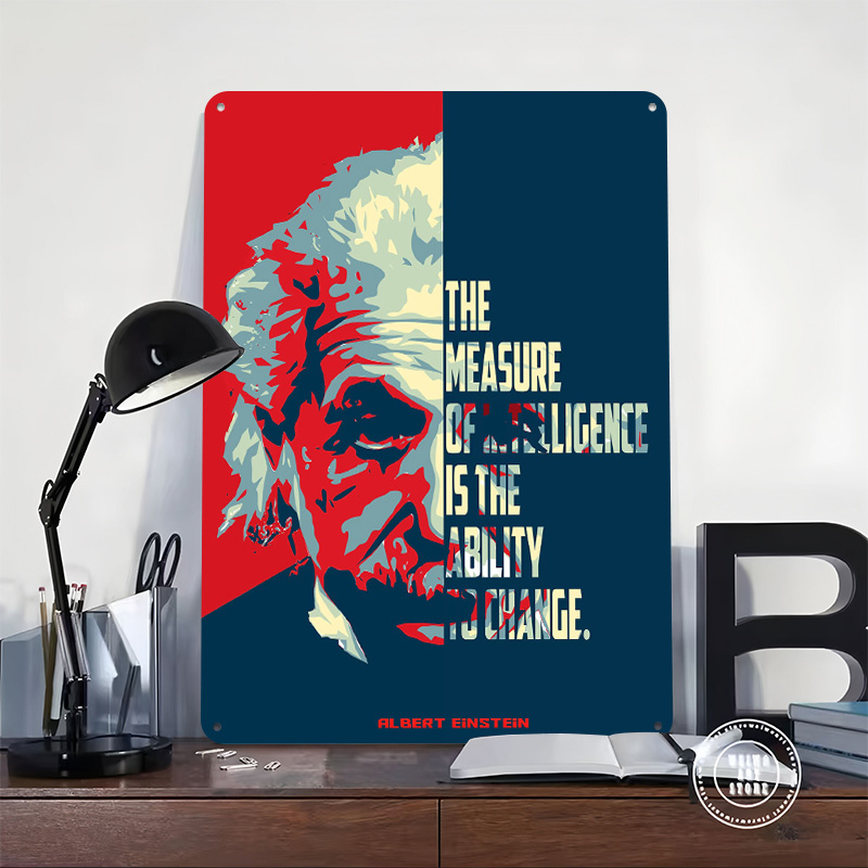 Albert Einstein Quotes Tinplat - đánh giá và giá Retro Poster Gaming