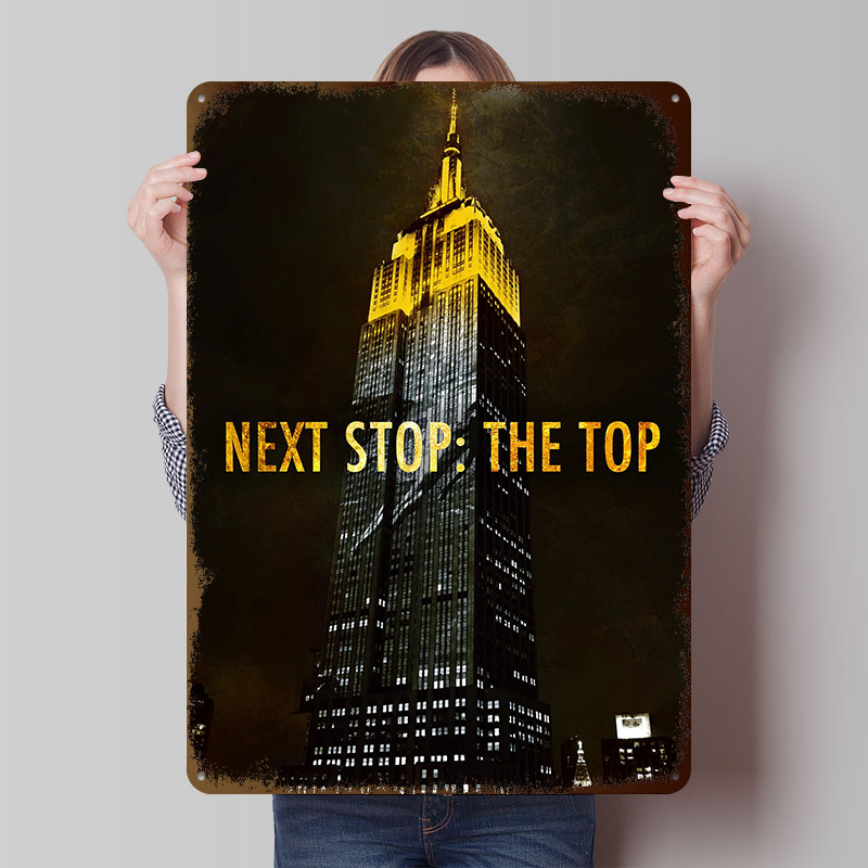 Next Stop The Top Tin Poster C - đánh giá và giá Retro Poster Gaming