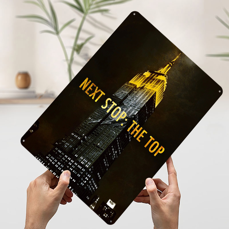 Next Stop The Top Tin Poster C - đánh giá và giá Retro Poster Gaming