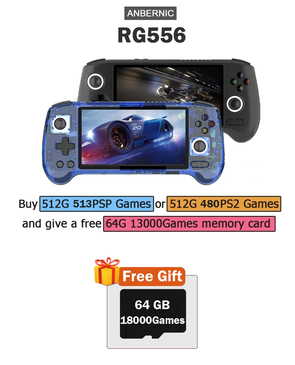 ANBERNIC RG556 Handheld Game C - đánh giá và giá Retro Gaming Ps2