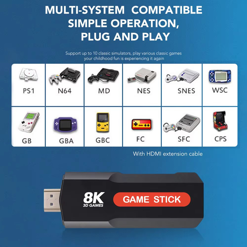 X2 Game Stick HD 4K 8K 3D Cons - đánh giá và giá Retro Gaming Usb