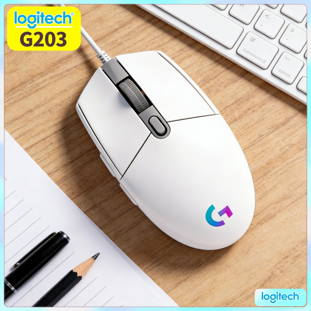 Logitech G203 Wired Gaming Mou - đánh giá và giá Logitech Mouse G203