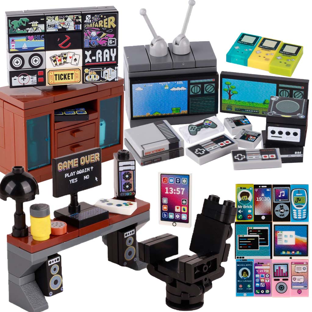 MOC Game Console Computer Mode - đánh giá và giá Retro Gaming Lego