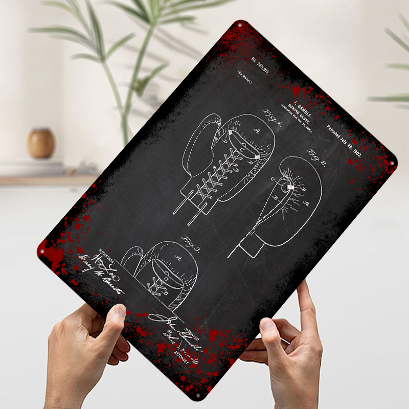 1901 Boxing Glove Metal Poster - đánh giá và giá Retro Poster Gaming