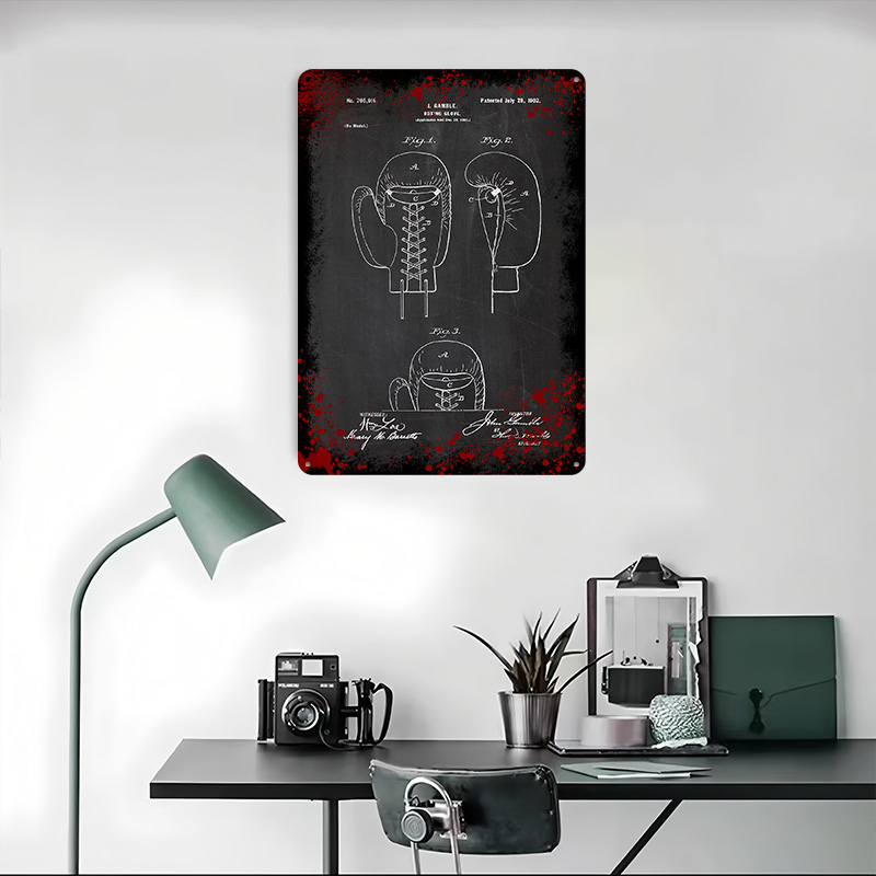 1901 Boxing Glove Metal Poster - đánh giá và giá Retro Poster Gaming