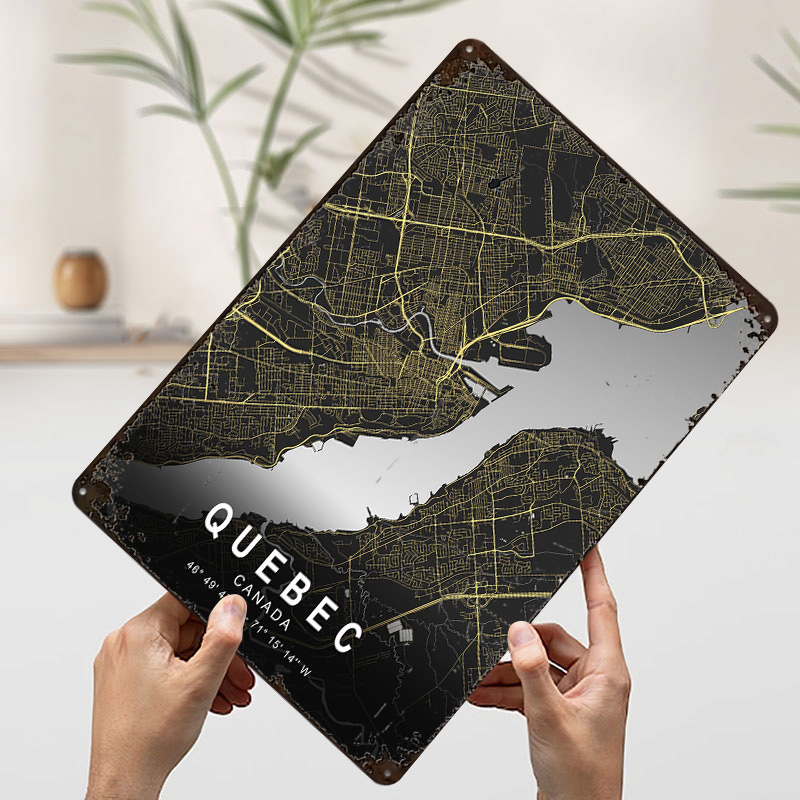 Quebec Silver City Map Printed - đánh giá và giá Retro Gaming Quebec